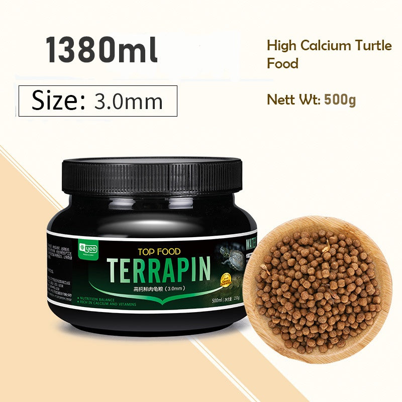YEE Turtle Food High Calcium Terrapin Food for Tortoise and Turtles