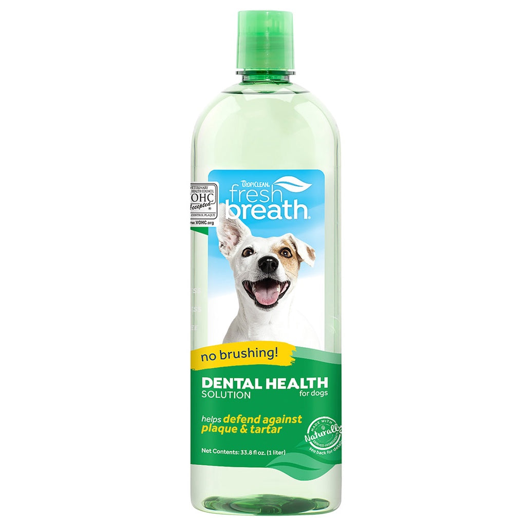 TropiClean Fresh Breath Dental Health Solution for Dogs