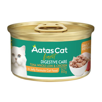 Aatas Cat Finest Wet Cat Food 70g- Daily Defence, Fruity Feast Chicken, Diamond Dinner Tuna