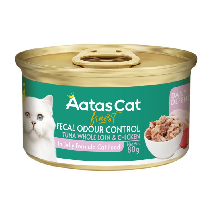 Aatas Cat Finest Wet Cat Food 70g- Daily Defence, Fruity Feast Chicken, Diamond Dinner Tuna