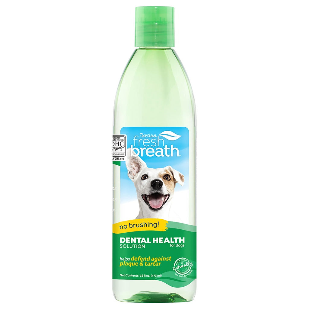 TropiClean Fresh Breath Dental Health Solution for Dogs
