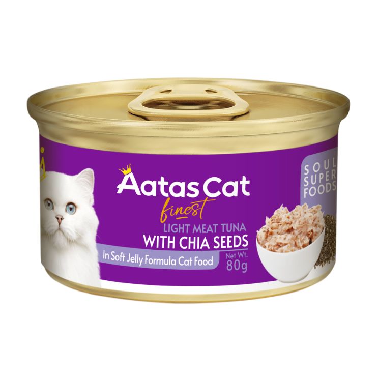 Aatas Cat Finest Wet Cat Food 70g- Daily Defence, Fruity Feast Chicken, Diamond Dinner Tuna