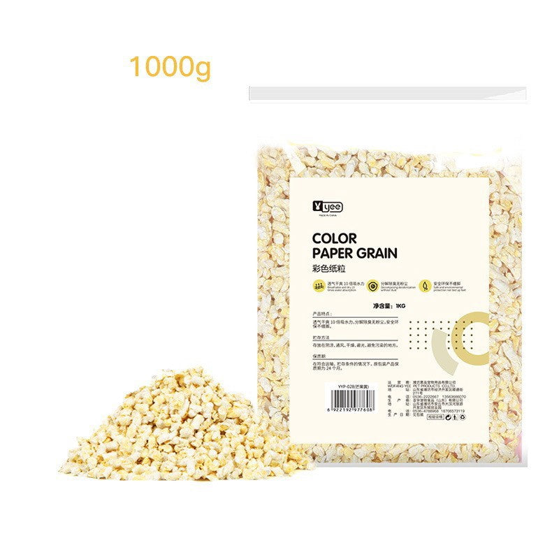YEE Hamster Highly Absorbent Dust-free Natural Paper Bedding 1kg