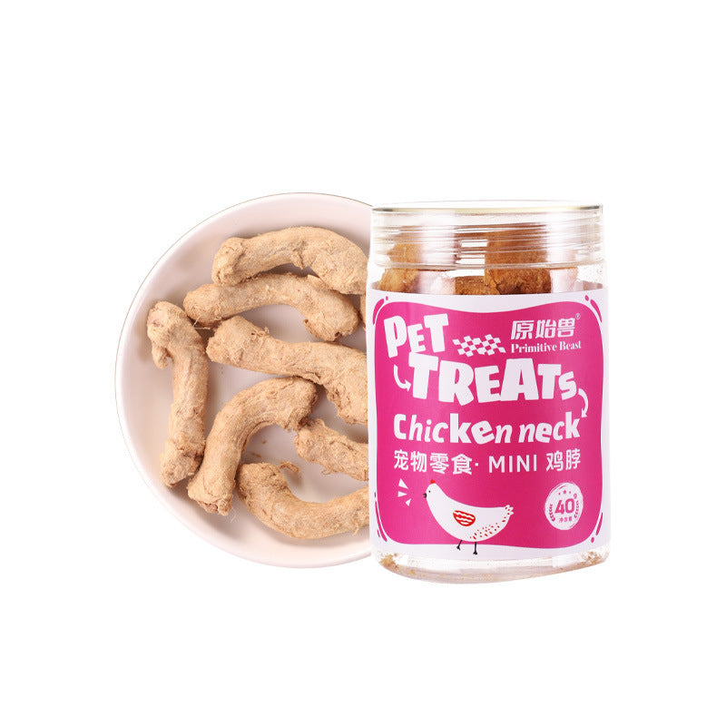 Primitive Beast Freeze Dried Treats Chicken Duck Egg Yolk Neck Cats Dogs