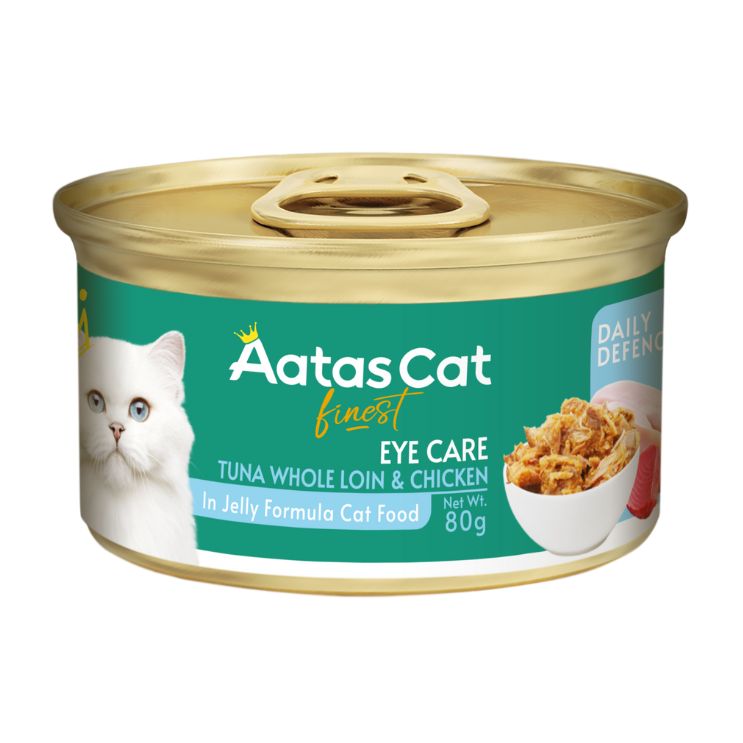 Aatas Cat Finest Wet Cat Food 70g- Daily Defence, Fruity Feast Chicken, Diamond Dinner Tuna