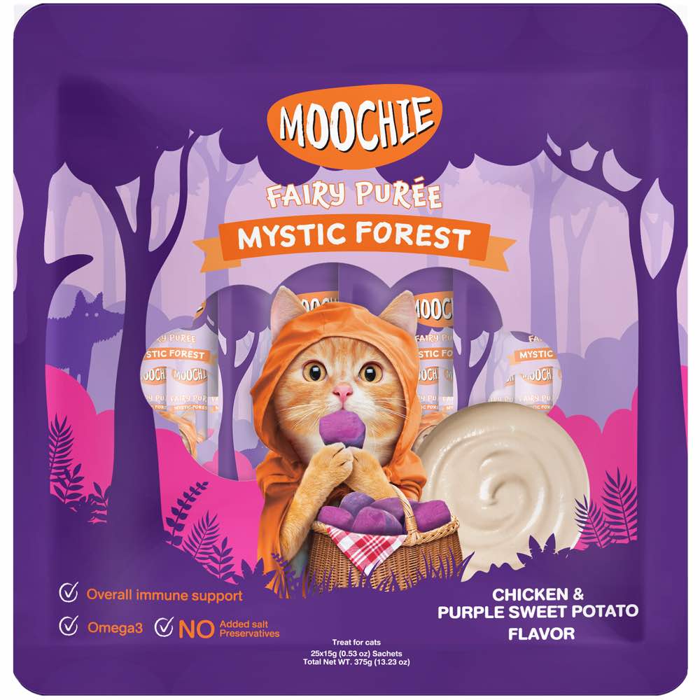 Sheba Melty Cat Treats 20 Sticks | Moochie Purée 25 Sticks | Lickable Cat Treats Bundle
