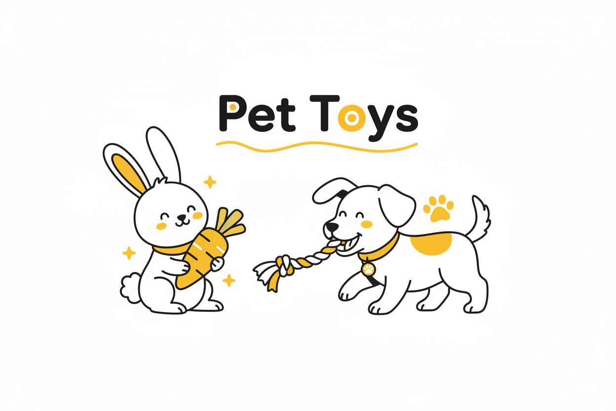 Pet Toys banner - playtime