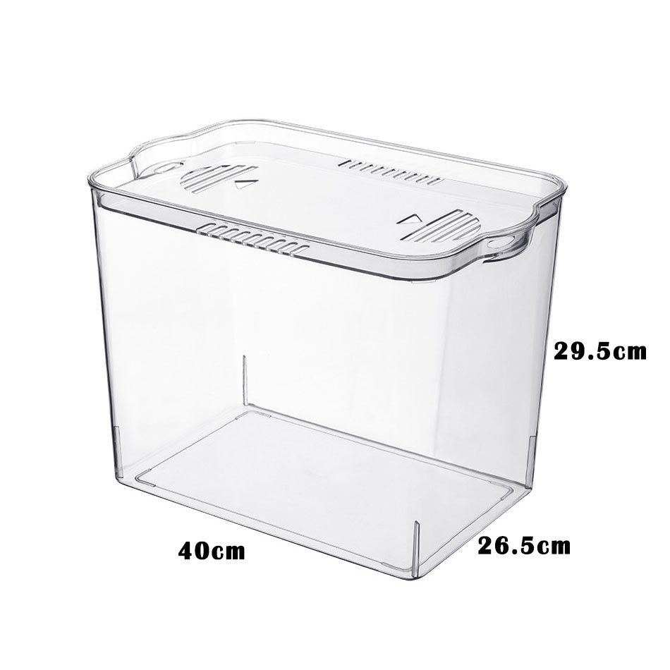 PET Transparent Fish Tank Aquarium with Cover