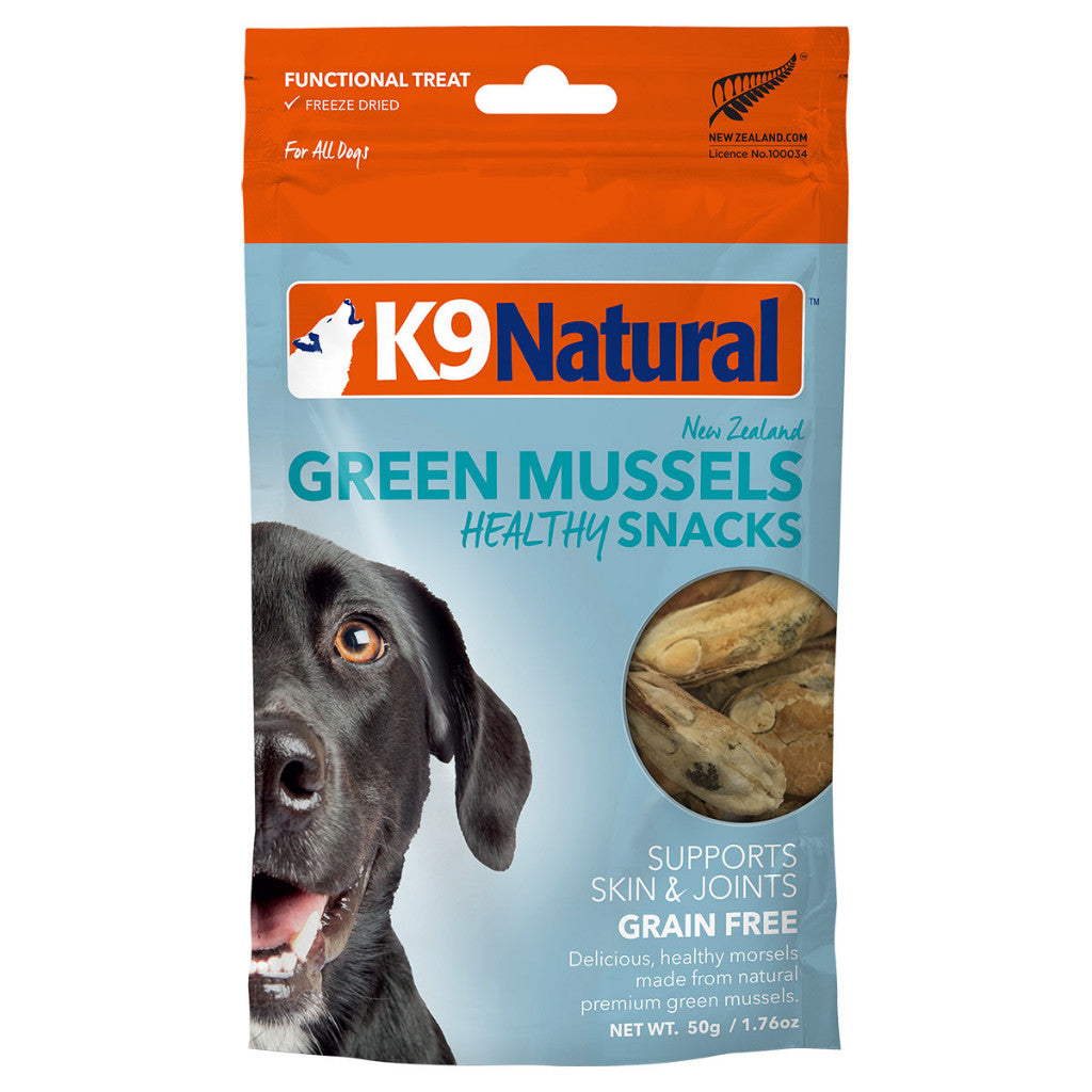 K9 Natural Freezed /Air Dried Treats - Healthy Bites Chicken, Lamb, Beef, Lungs, Green Mussels