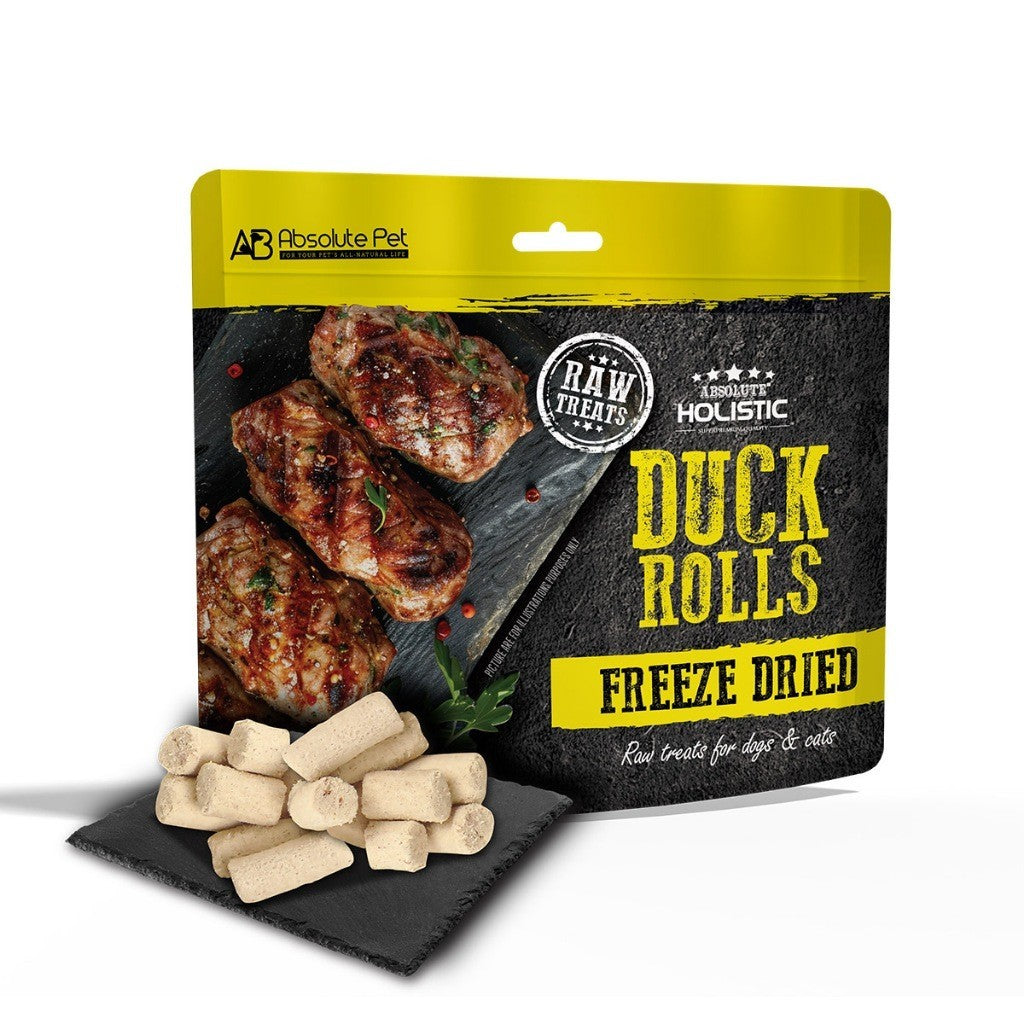 Absolute Holistic Freeze Dried Treats for Cats & Dogs 60g | Burger & Rolls