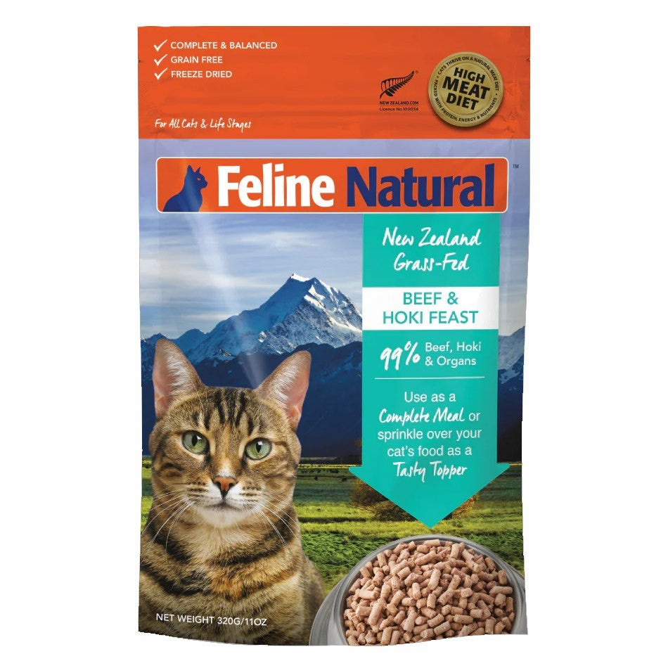 Feline Natural Freeze Dried Raw Cat Food 320g | Complete & Balanced