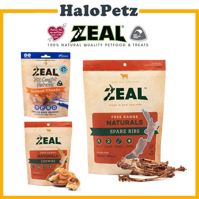 Zeal Assorted Cat & Dog Treats - Spare Ribs, Chewies, Tendons