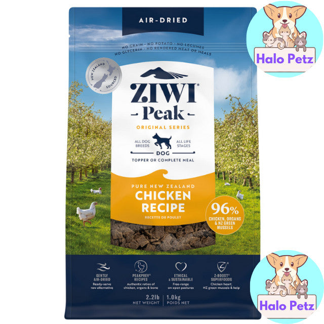 Ziwi Peak Air-Dried Dog Food 454g | New Zealand Grass-Fed & Free-Range Recipes