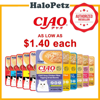 Ciao Pouch wet Cat Food 40g | Creamy Soup Pouch Wet Cat Food