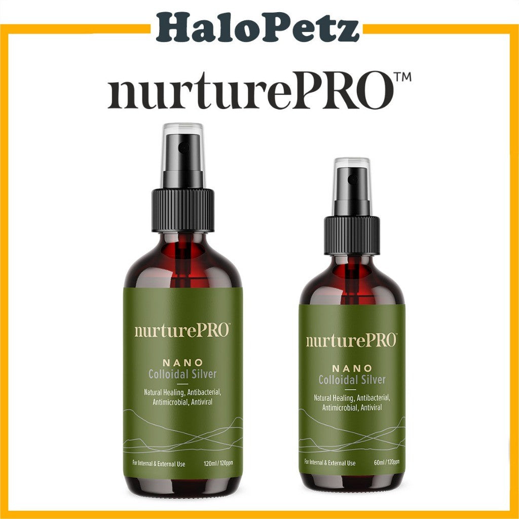 NurturePRO NANO Colloidal Silver Pet Treatments for Wounds | Natural Healing, Antibacterial, Antimicrobial, Antiviral
