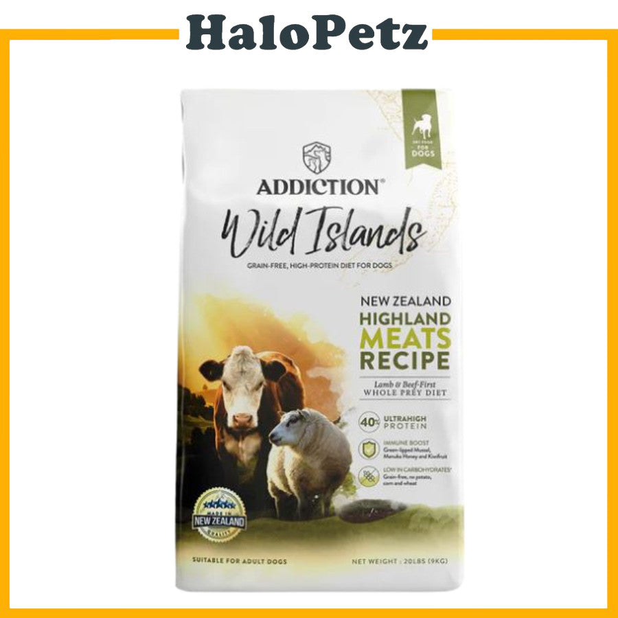 Addiction Dry Dog Food | Venison | Vegetarian | Kangaroo