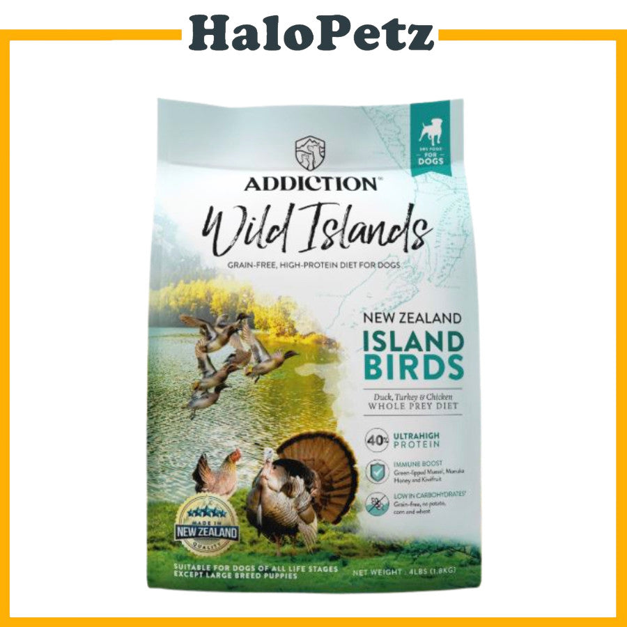 Addiction Dry Dog Food | Vegetarian | Kangaroo | Salmon | Venison | Puppy