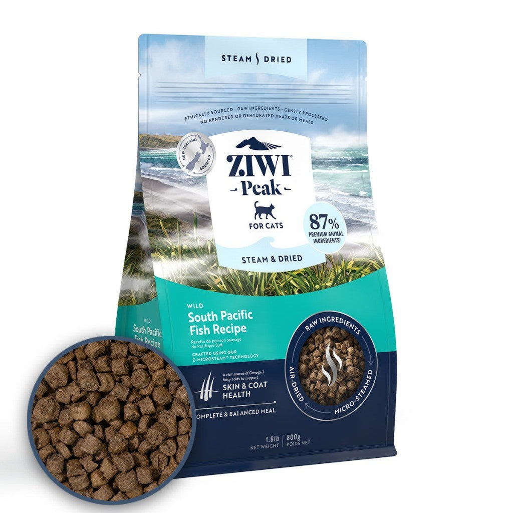 Ziwi Peak Steam & Dried Cat Food and Topper | New Zealand Premium Recipes