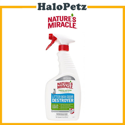 Nature's Miracle Cat Litter Box Odor destroyer Spray 24oz