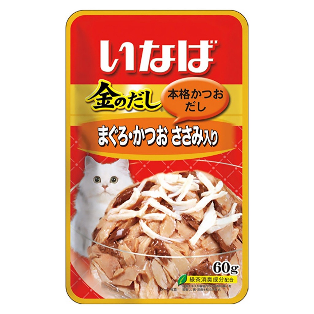 Ciao Pouch Cat Wet Food | Grilled Pouch 50g | Golden Stock 60g | Sugoi | Jelly