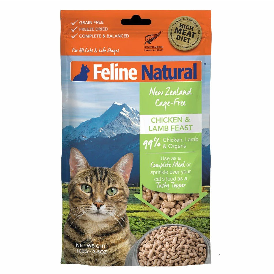 Feline Natural Freeze Dried Raw Cat Food 320g | Complete & Balanced