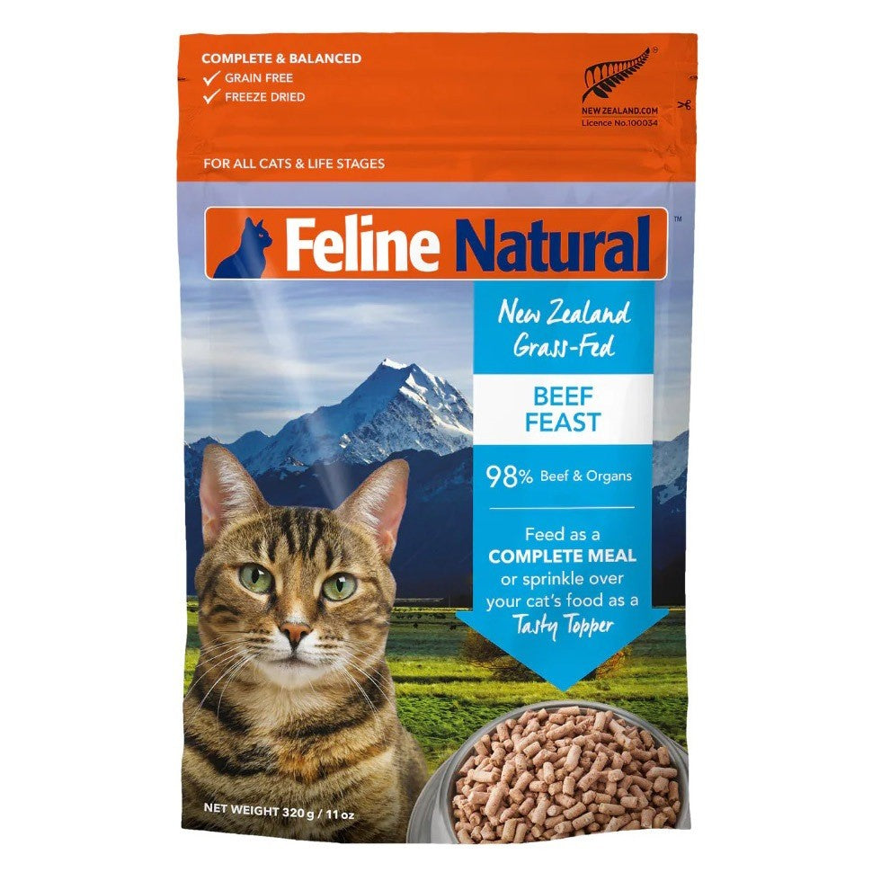 Feline Natural Freeze Dried Raw Cat Food 320g | Complete & Balanced