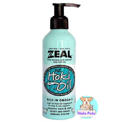 Zeal Pure New Zealand Hoki Fish Oil Cat & Dog 225ml