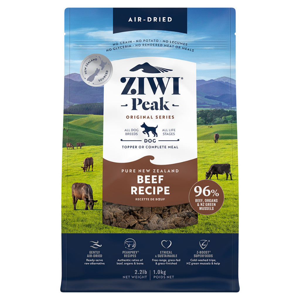 Ziwi Peak Air-Dried Dog Food | Multiple Sizes | New Zealand Grass-Fed & Free-Range