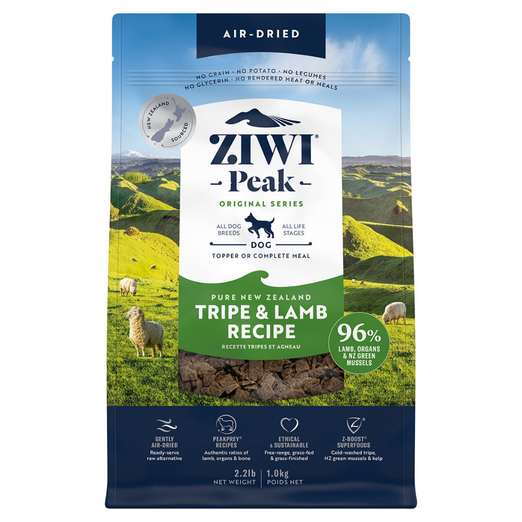 Ziwi Peak Air-Dried Dog Food | Multiple Sizes | New Zealand Grass-Fed & Free-Range