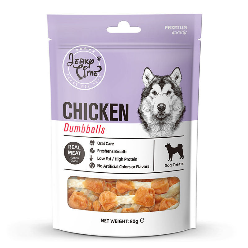 Jerky Time Dog Treats 80g | Lamb, Duck