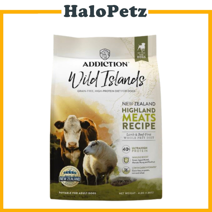 Addiction Dry Dog Food | Vegetarian | Kangaroo | Salmon | Venison | Puppy