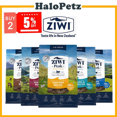 Ziwi Peak Air Dried Cat Food | New Zealand Grass-Fed & Free-Range Recipes