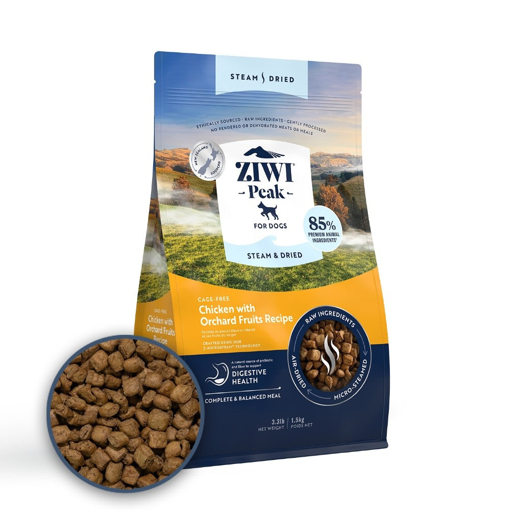 Ziwi Peak Steam & Dried Dog Food and Topper | New Zealand Premium Recipes