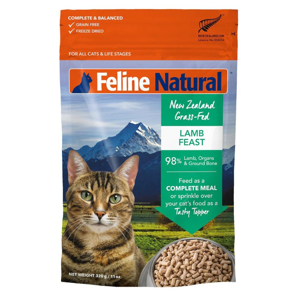 Feline Natural Freeze Dried Raw Cat Food 320g | Complete & Balanced