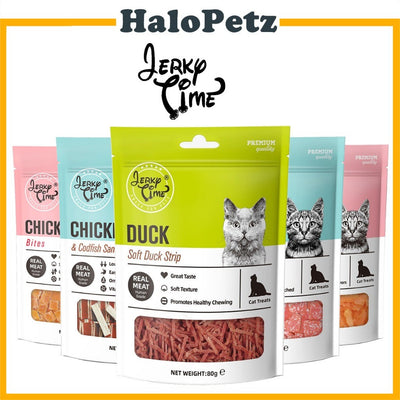 Jerky Time /Soup Time Cat Treat 80g- Codfish, Chicken, Duck