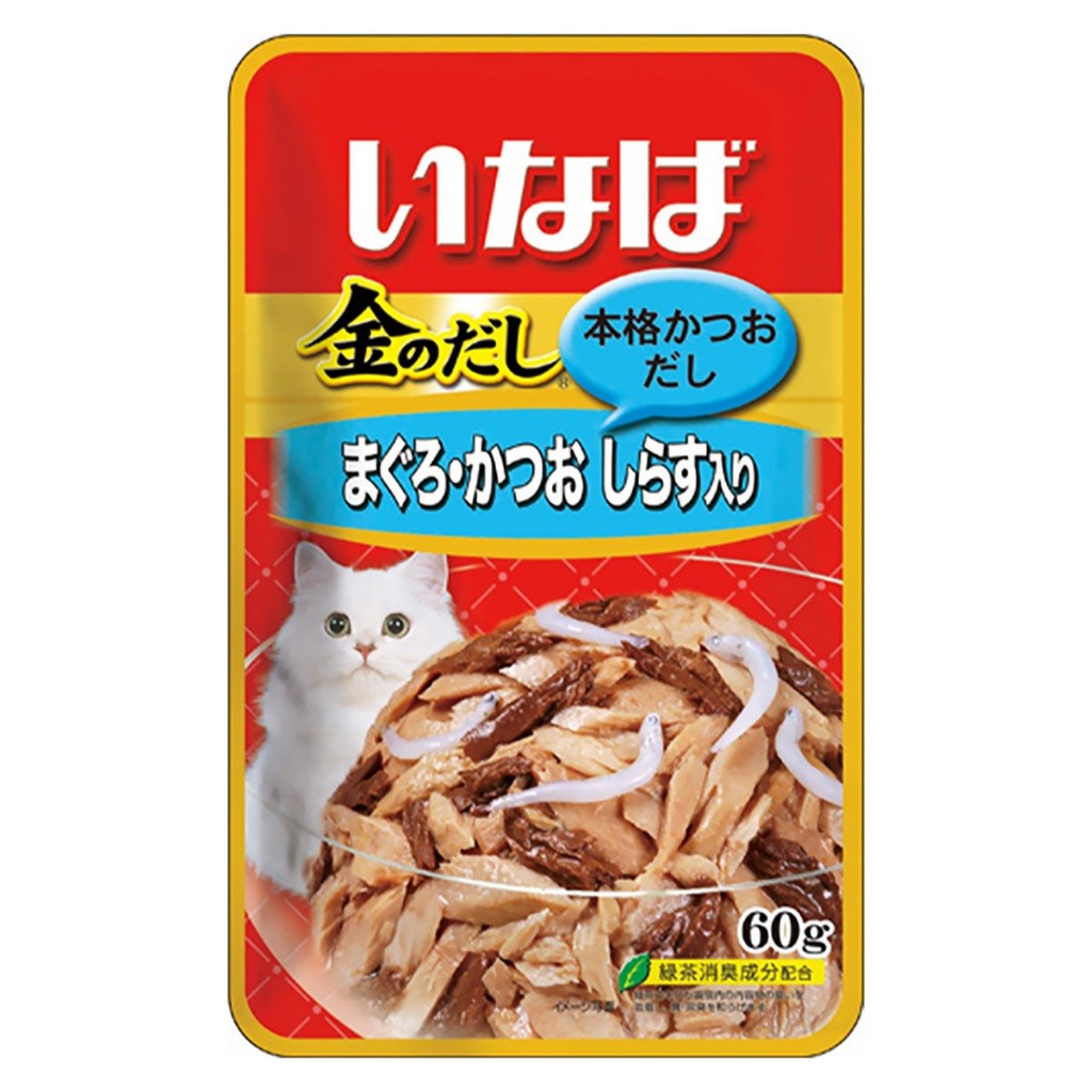 Ciao Pouch Cat Wet Food | Grilled Pouch 50g | Golden Stock 60g | Sugoi | Jelly