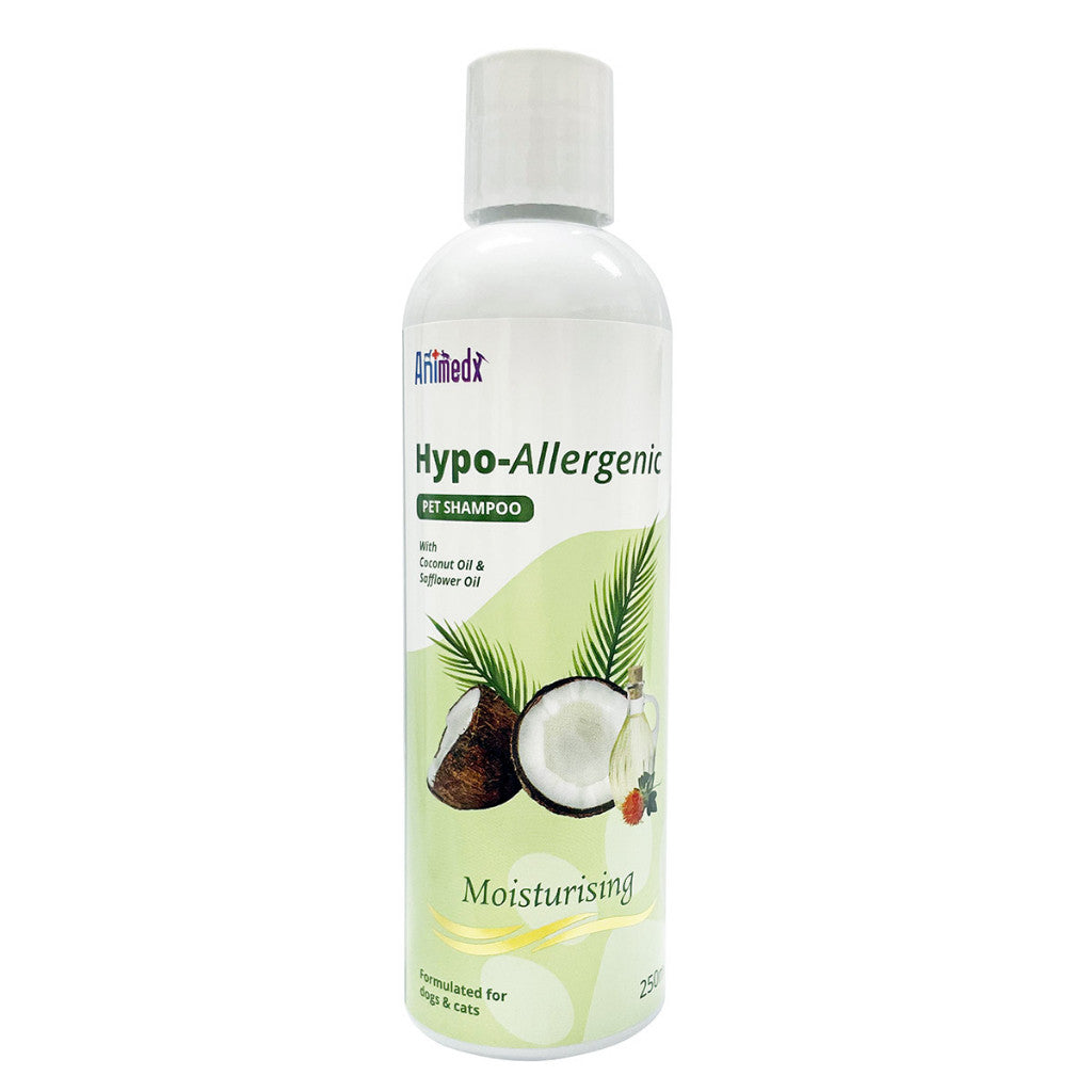 Animedx Hypoallergenic Shampoo 250ml | For Itchy & Sensitive Skin Dogs & Cats