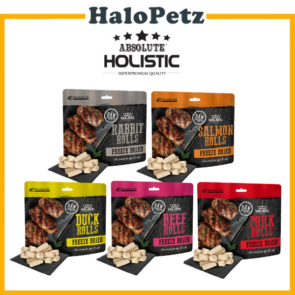Absolute Holistic Freeze Dried Treats for Cats & Dogs 60g | Burger & Rolls