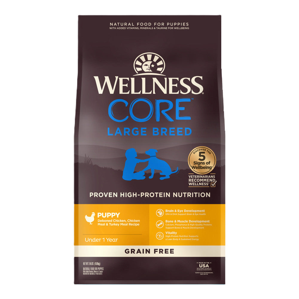 Wellness Core Dog Dry Food 18/22/24lbs