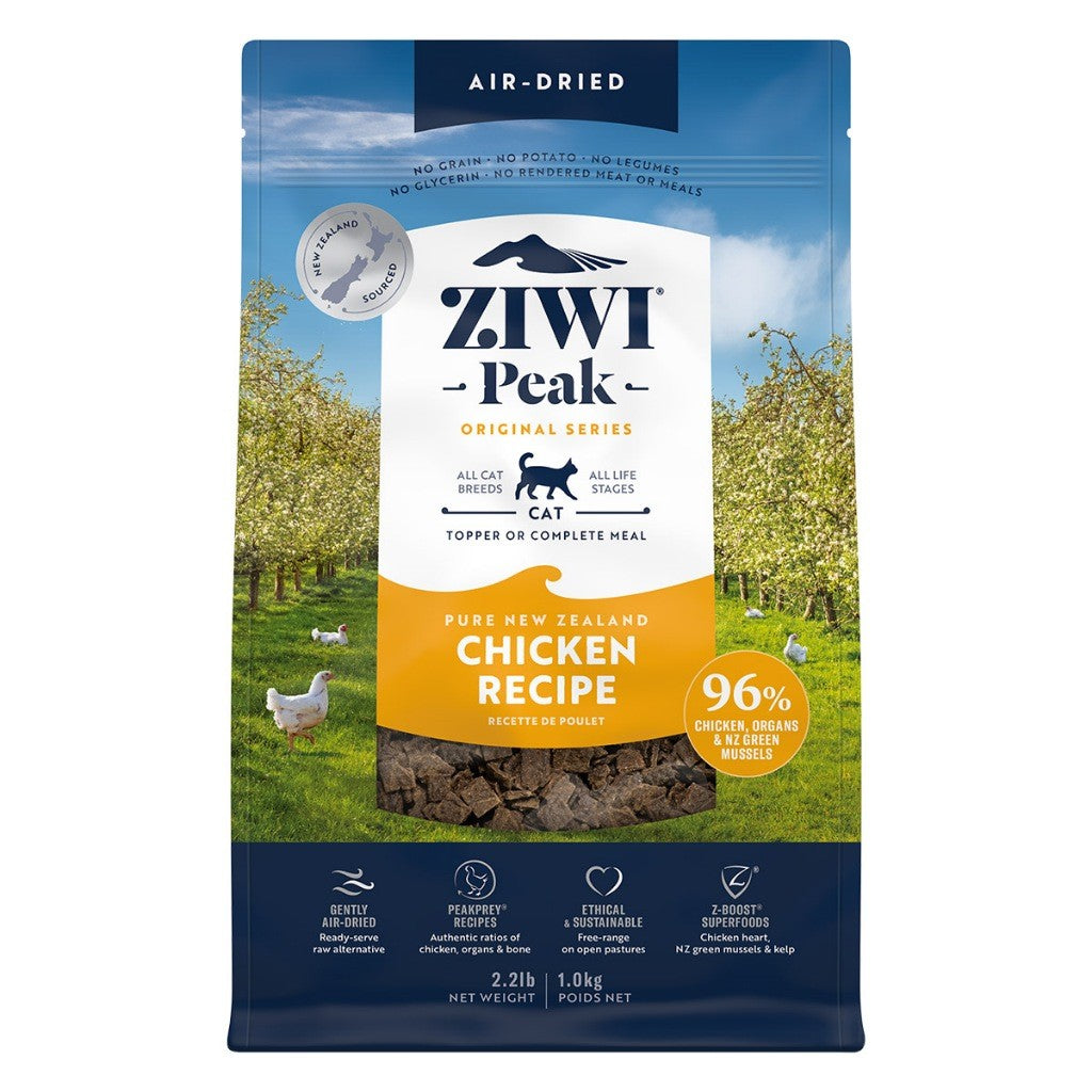 Ziwi Peak Air Dried Cat Food | New Zealand Grass-Fed & Free-Range Recipes
