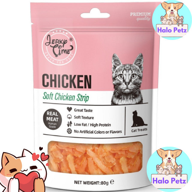 Jerky Time /Soup Time Cat Treat 80g- Codfish, Chicken, Duck