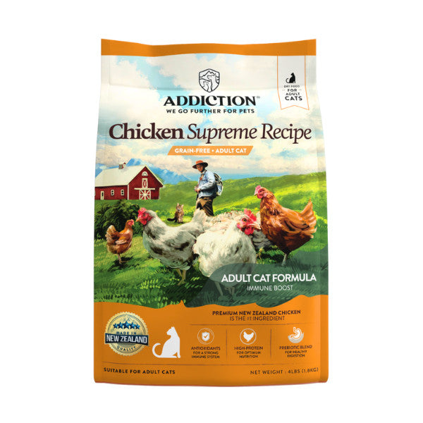 Addiction Chicken Supreme Dry Cat Food | Kitten | Adult | Senior