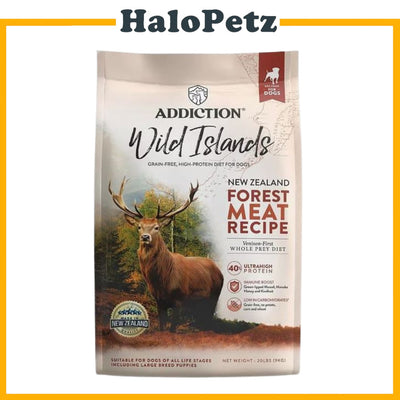 Addiction Dry Dog Food | Venison | Vegetarian | Kangaroo