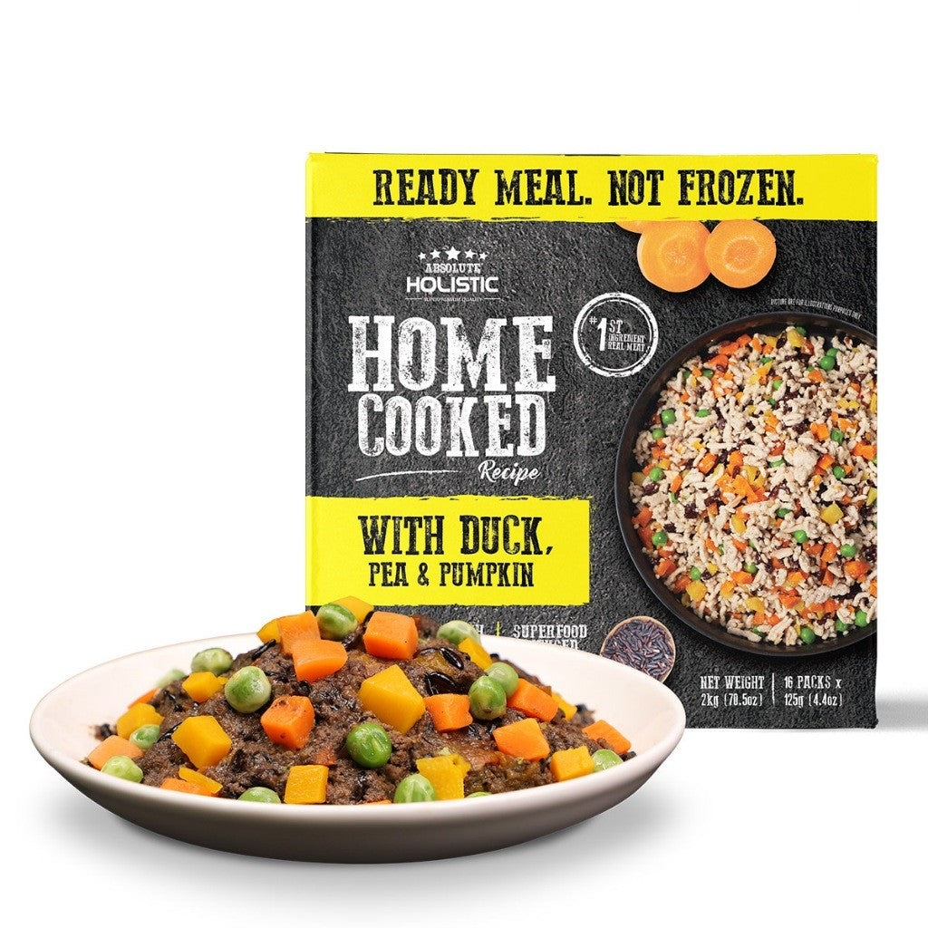 Absolute Holistic Home Cooked Style Recipe Dog Food 16 x 125g | Wet Dog Food Bulk Pack
