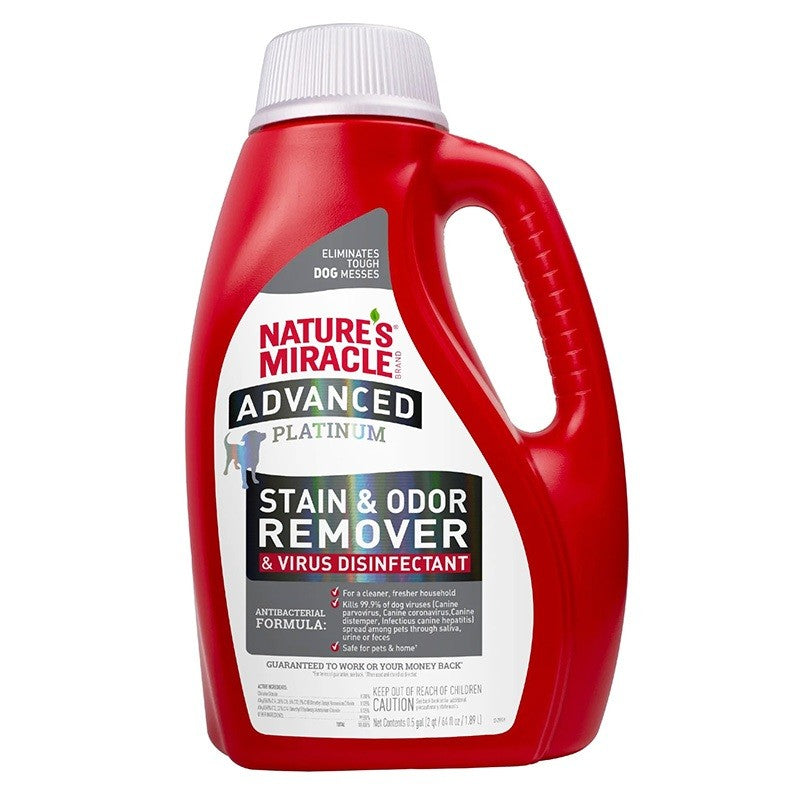 Nature's Miracle Dog Stain and Odor Remover | No More Marking | Urine Destroyer | Advance Platinum
