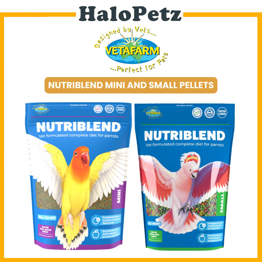 Vetafarm Nutriblend Small and Mini Pellets for Birds