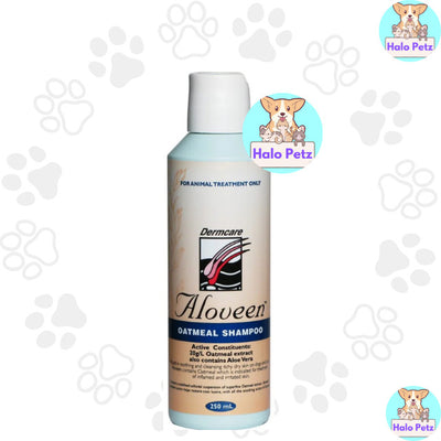 Dermcare Aloveen Oatmeal Shampoo & Intensive Conditioner For Dogs & Cats