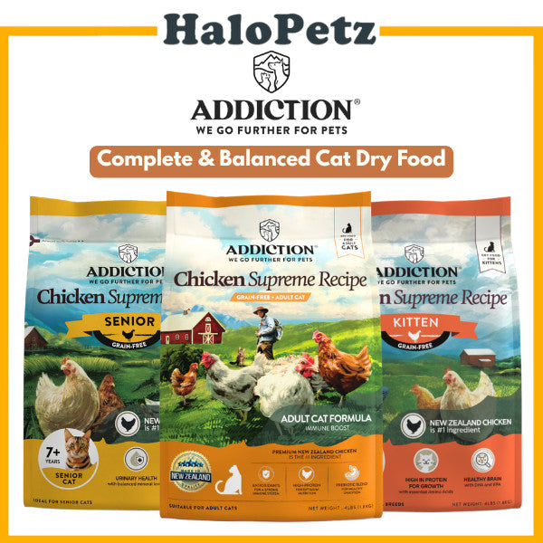 Addiction Chicken Supreme Dry Cat Food | Kitten | Adult | Senior