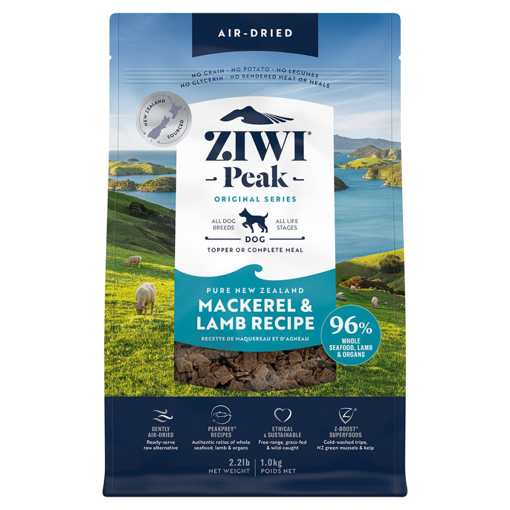 Ziwi Peak Air-Dried Dog Food | Multiple Sizes | New Zealand Grass-Fed & Free-Range