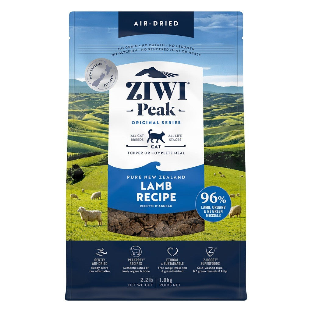 Ziwi Peak Air Dried Cat Food | New Zealand Grass-Fed & Free-Range Recipes